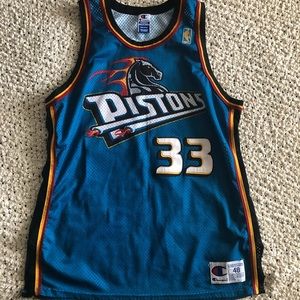Grant Hill Detroit Pistons NBA Champion Jersey